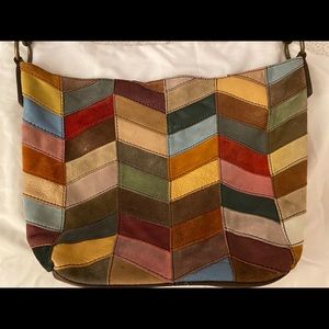 100% Authentic “Lucky Brand” suede leather purse